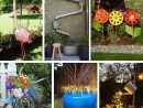 Décoration De Jardin En Objets De Récup' : Des Idées ... serapportantà Astuce Deco Jardin Recup
