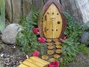 Décoration Pour Jardin À Faire Soi-Même–Porte De Gnome ... encequiconcerne Pont En Bois Pour Jardin