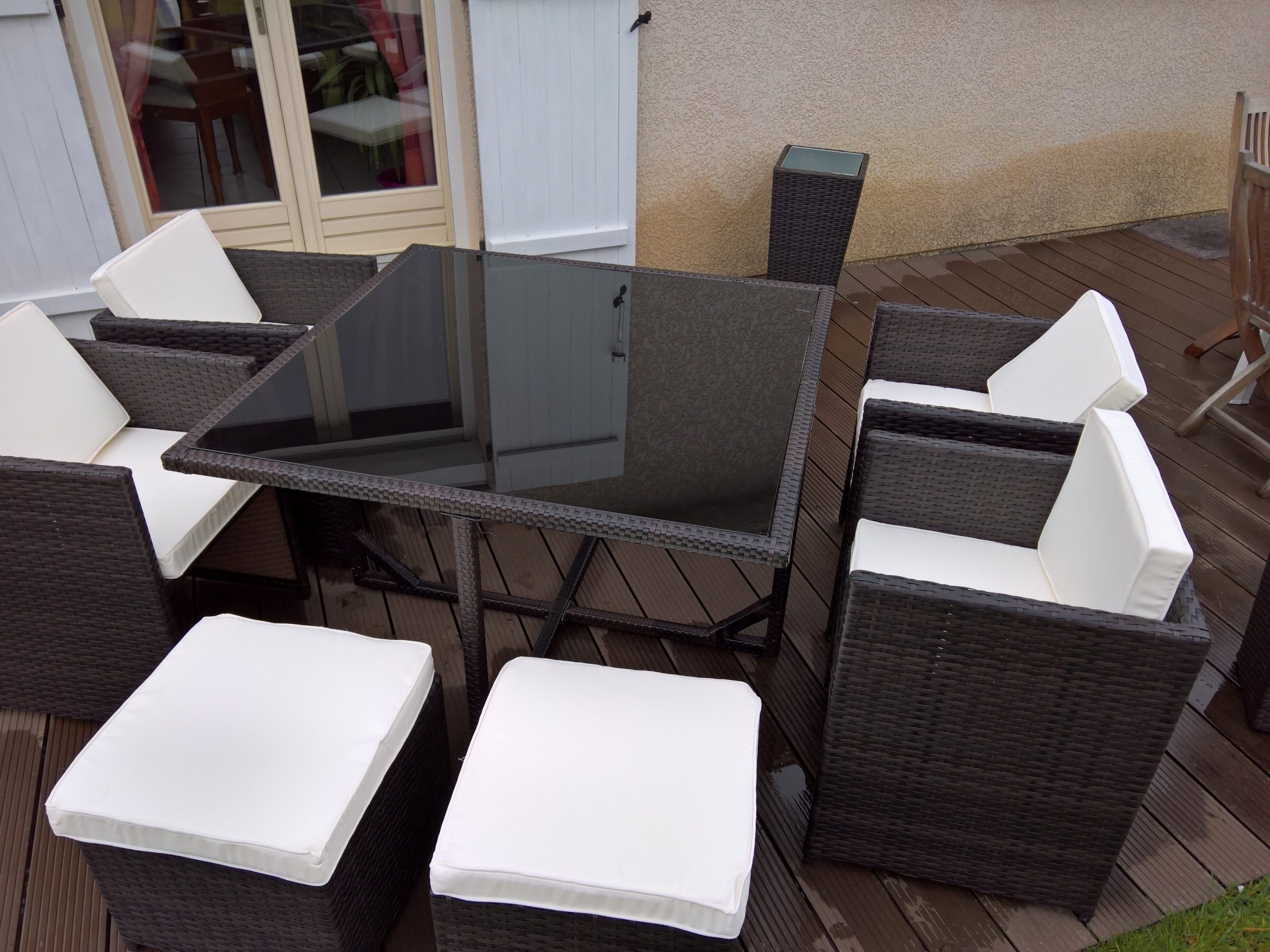 Destockage Mobilier Jardin Resine Tressee Rare Salon De ... avec Destockage Mobilier De Jardin