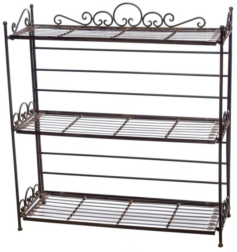 Détails Sur Étagère En Fer Étagère De Jardin Style Antique encequiconcerne Etagere De Jardin