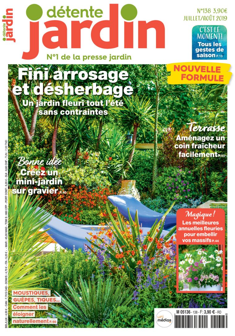 Détente Jardin N° 138 tout Détente Jardin Magazine