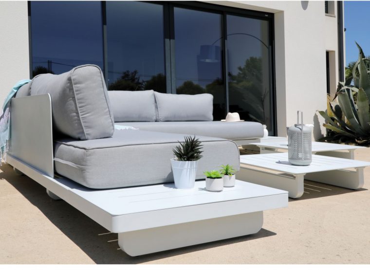 Ensemble Panoramique Dallas + Tables Basses à Bon Plan Salon De Jardin