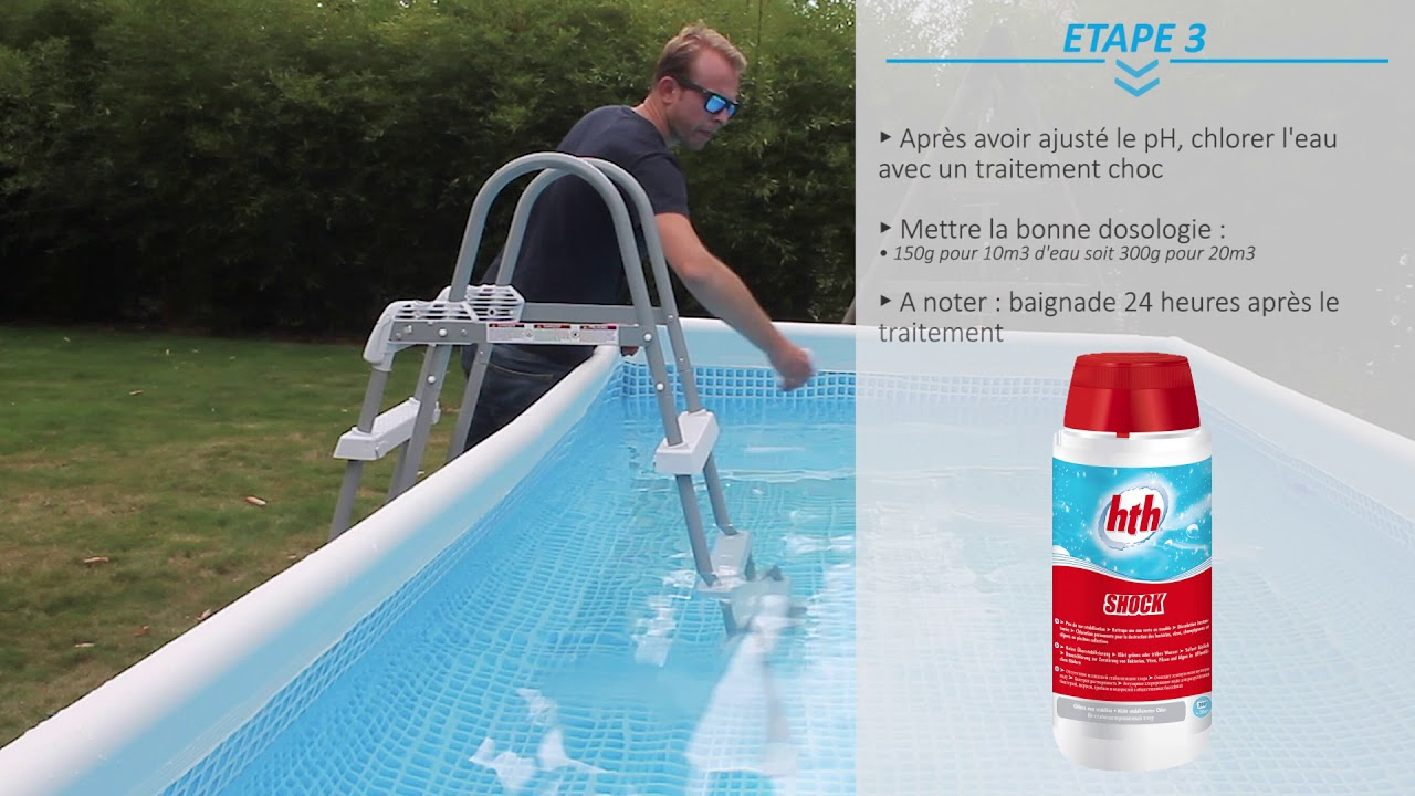 Entretien Et Traitement De L'eau D'une Piscine Hors-Sol Intex concernant Entretien Piscine Intex