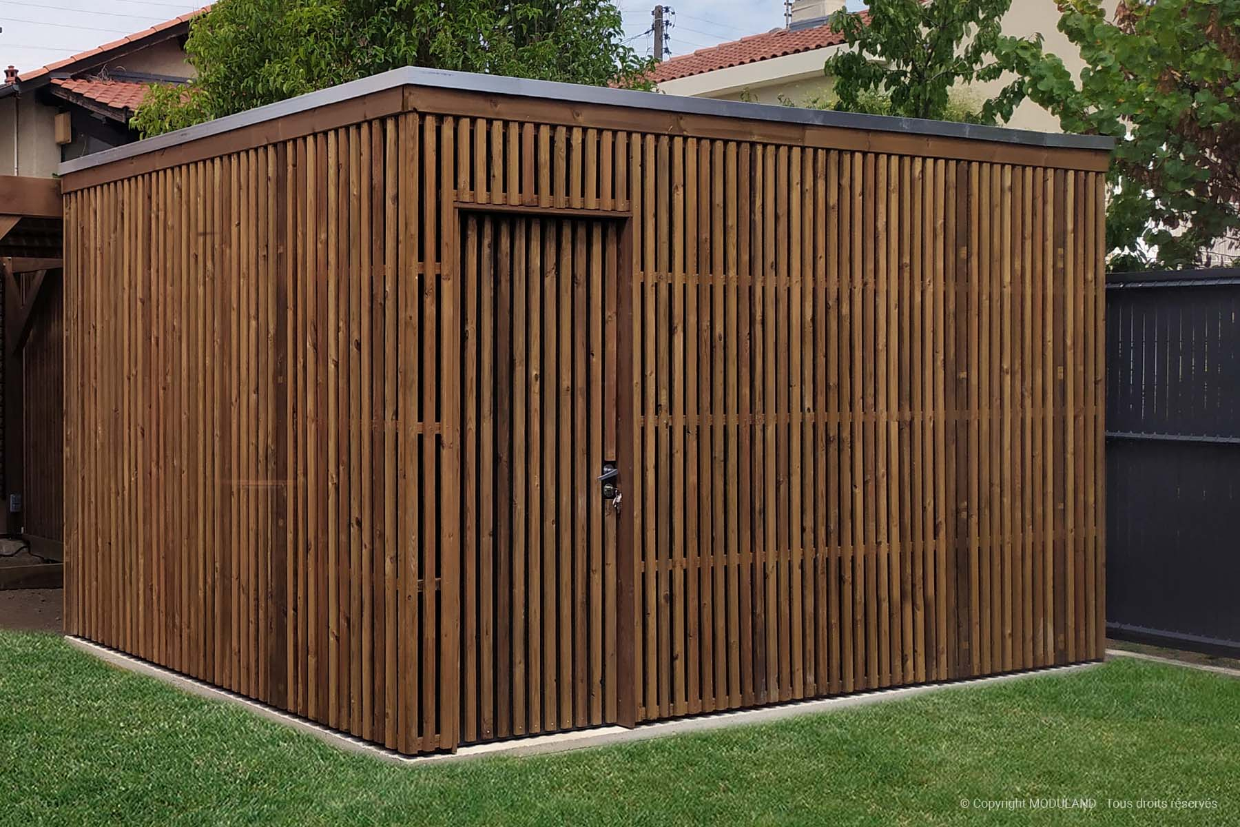 Fabricant D'abris Et Structures Bois Sur Mesure | Moduland dedans Abri Jardin Sur Mesure