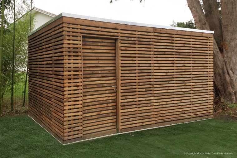 Fabricant D'abris Et Structures Bois Sur Mesure | Moduland dedans Abris De Jardin Sur Mesure