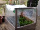 Fabrication D'une Serre En 5 Minutes Pour Le Potager Urbain pour Construire Une Mini Serre De Jardin