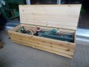 Fabriquer Un Banc Coffre – Diy | Banc Coffre, Fabriquer Un ... dedans Comment Fabriquer Un Banc De Jardin