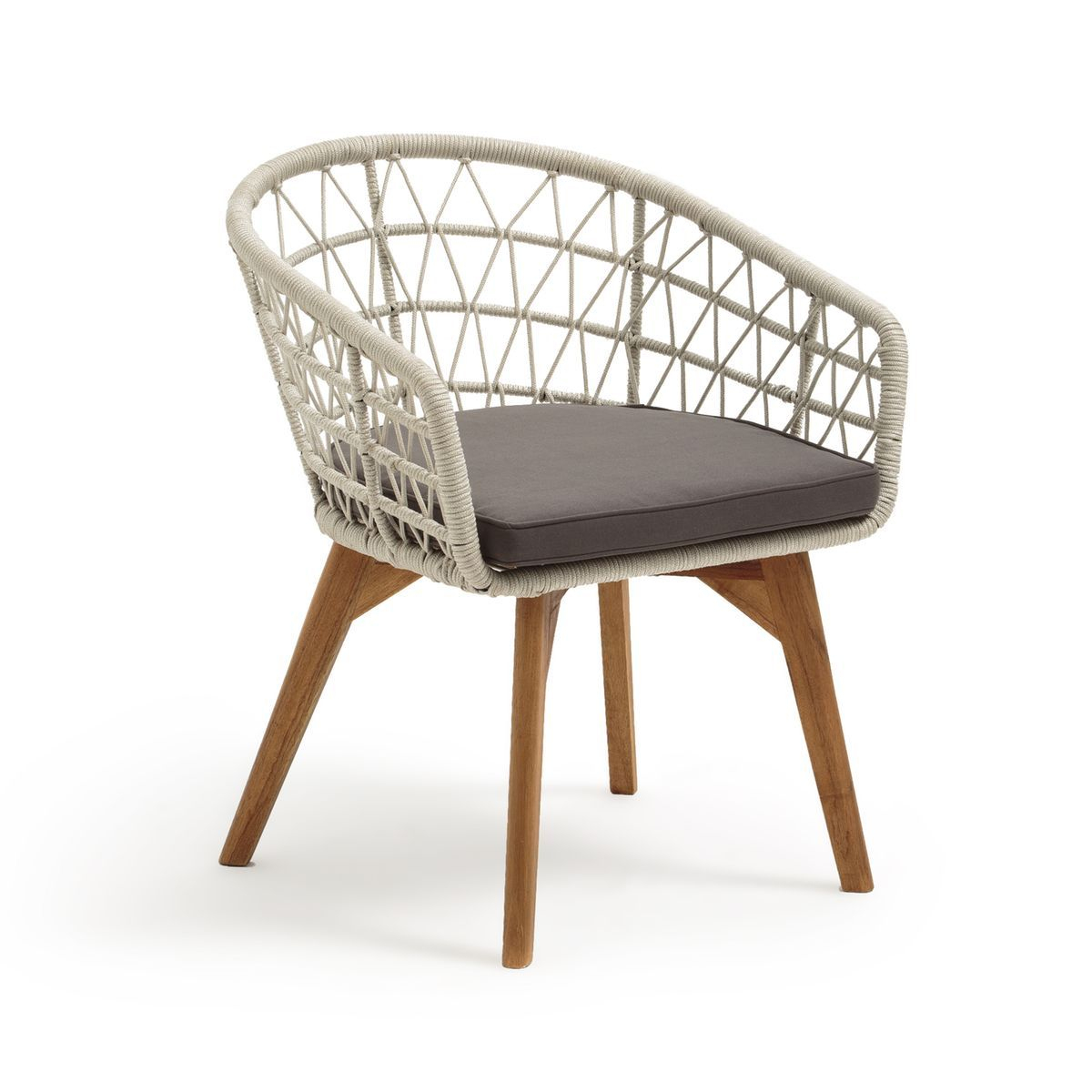 Fauteuil De Jardin Cédak, Corde Tressée | Fauteuil Jardin ... pour Fauteuil De Jardin La Redoute