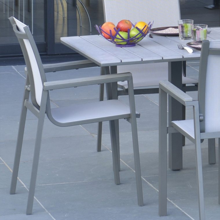 Fauteuil Extérieur Montana Gris Clair serapportantà Chaise De Jardin Grise Fauteuil Extérieur Montana Gris Clair serapportantà Chaise De Jardin Grise