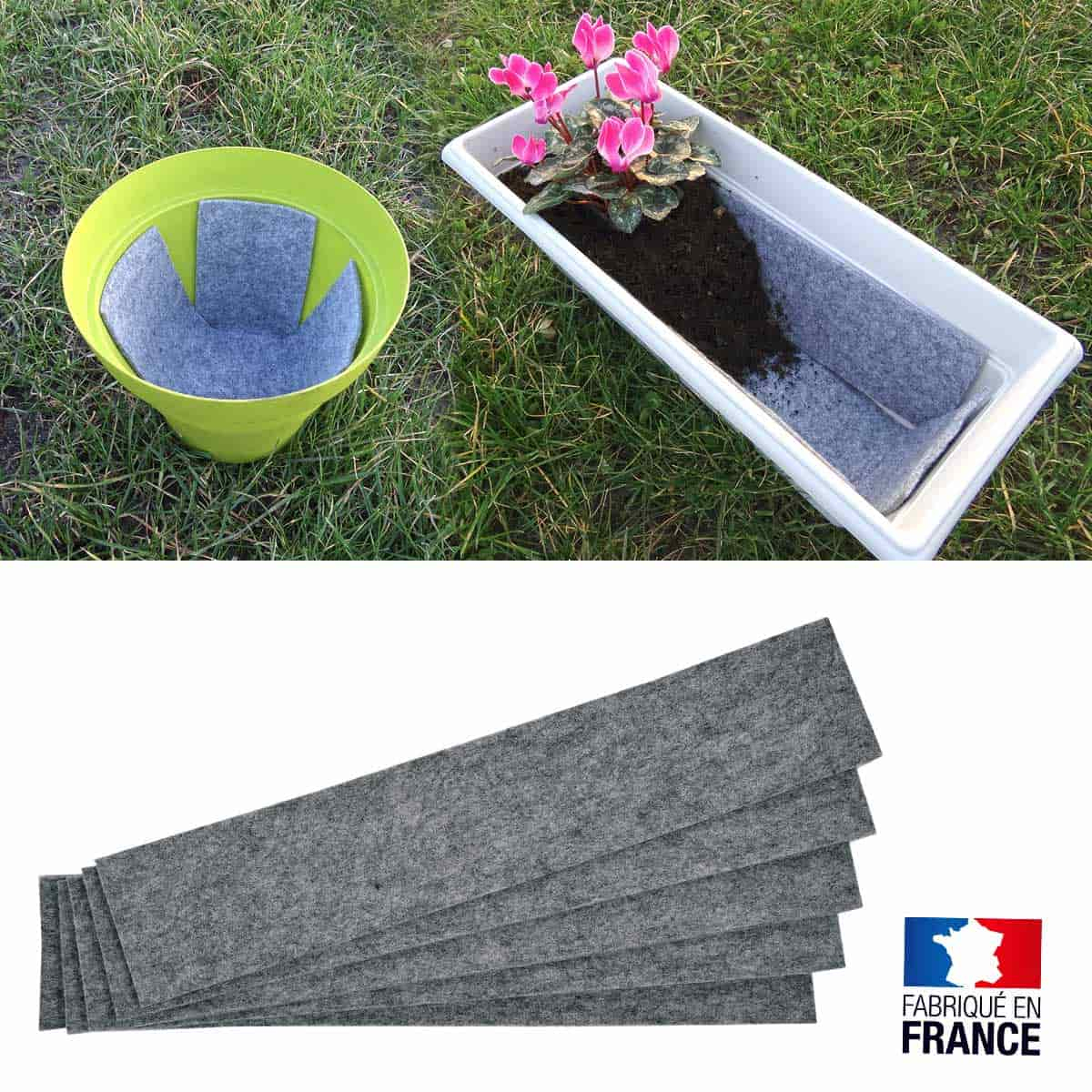 Feutre D'hydratation Pour Pots Et Jardinières - Lot De 5 encequiconcerne Feutre De Jardin