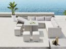 Fidji Gris/blanc tout Salon De Jardin Resine Gris