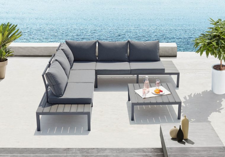 Fira intérieur Canapé De Jardin Aluminium