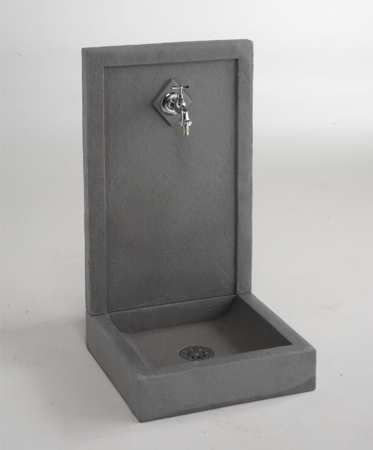 Fontaine De Jardin En Pierre Reconstituée Gris Avalon G pour Fontaine De Jardin Leroy Merlin
