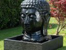 Fontaine De Jardin Tête De Bouddha 1 M 30 Noir dedans Tete De Bouddha Pour Jardin