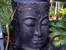 Fontaine Demi-Tête De Bouddha - Dewi - L'esprit Jardin dedans Fontaine De Jardin Bouddha