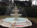 Fontaines Rond De Jardin Napolitano Aux Jets D'eau-F serapportantà Jet D Eau Pour Fontaine De Jardin