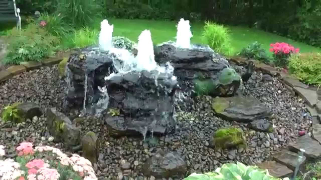 Fontaines Sans-Bassin serapportantà Creation Cascade Bassin Jardin