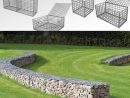 Gabion Cage Métallique - Fil 3Mm - Maille 76Mm serapportantà Grosse Pierre Pour Jardin