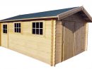 Garage En Madriers Bois 44 Mm, Abri De Jardin En Kit avec Abri De Jardin En Kit