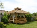 Gazebo Bambou Ou Paillote Bambou, Salon De Jardin, Pergola ... concernant Salon De Jardin En Bambou
