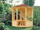 Gloriette En Bois Traité Valloire Livrée Gratuitement En Kit pour Kiosque De Jardin En Bois Pas Cher