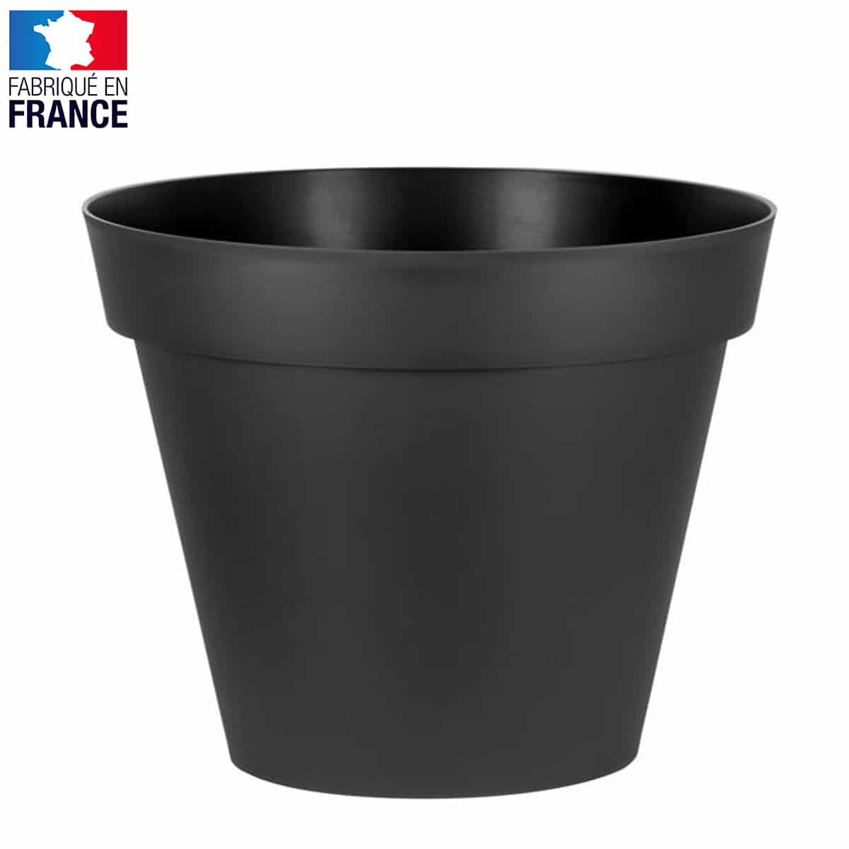 Grand Pot De Fleurs Xxl Gris - Diam. 100Cm X Haut. 80Cm 365L à Grand Pot Pour Jardin