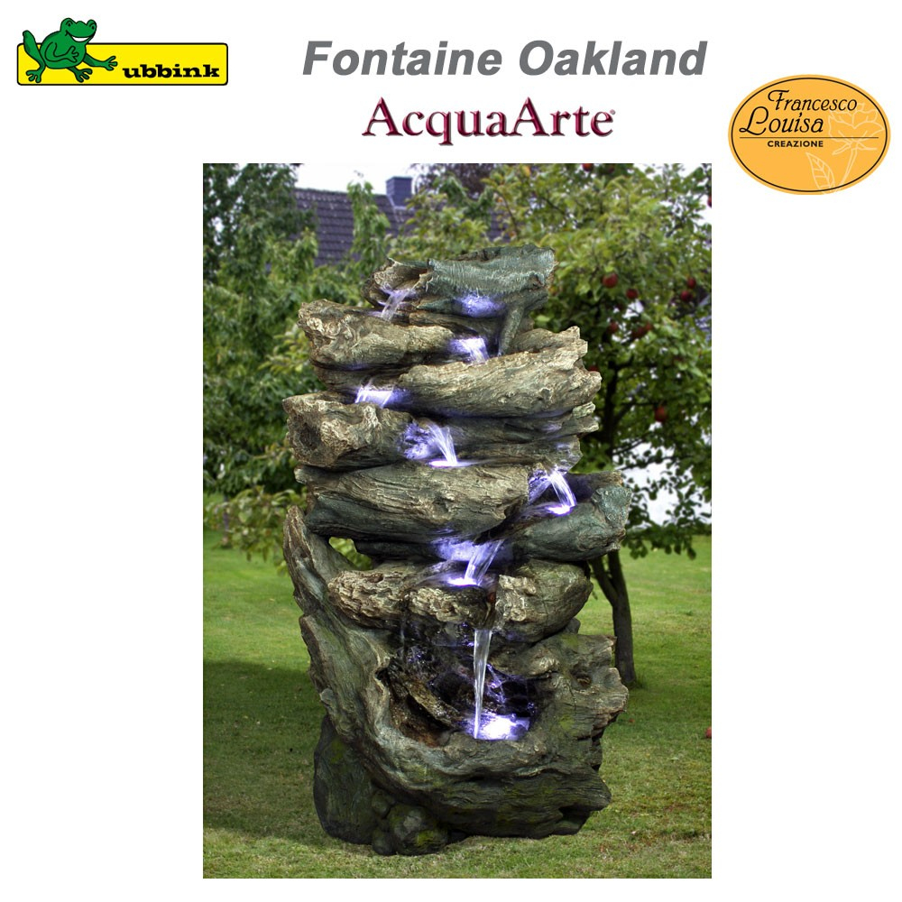 Grande Fontaine De Jardin Extérieur Polyrésine Oakland serapportantà Grande Fontaine De Jardin