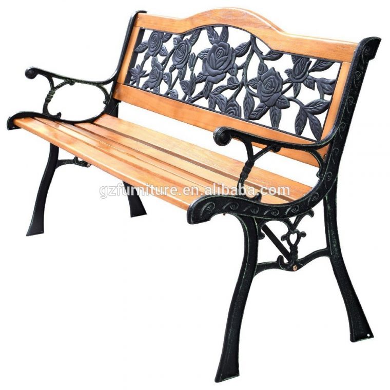 Grande Rose En Fonte Et Bois Banc De Jardin En Aluminium Banc Jambes Lattes  En Bois Pour Banc - Buy Fonte Et Bois Banc De Jardin,banc En Aluminium ... encequiconcerne Banc De Jardin En Fonte