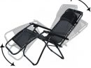 Homdox Chaise Pliant Chaise Longue Inclinable Salon Portable Jardin Camping  Chaise pour Chaise Longue De Jardin Pas Cher