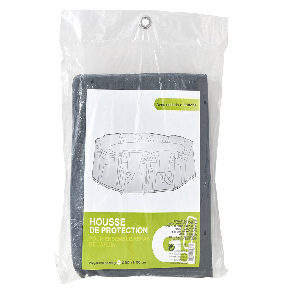 Housse De Protection Ronde Pour Salon Jardin intérieur Housse Salon De Jardin Gifi