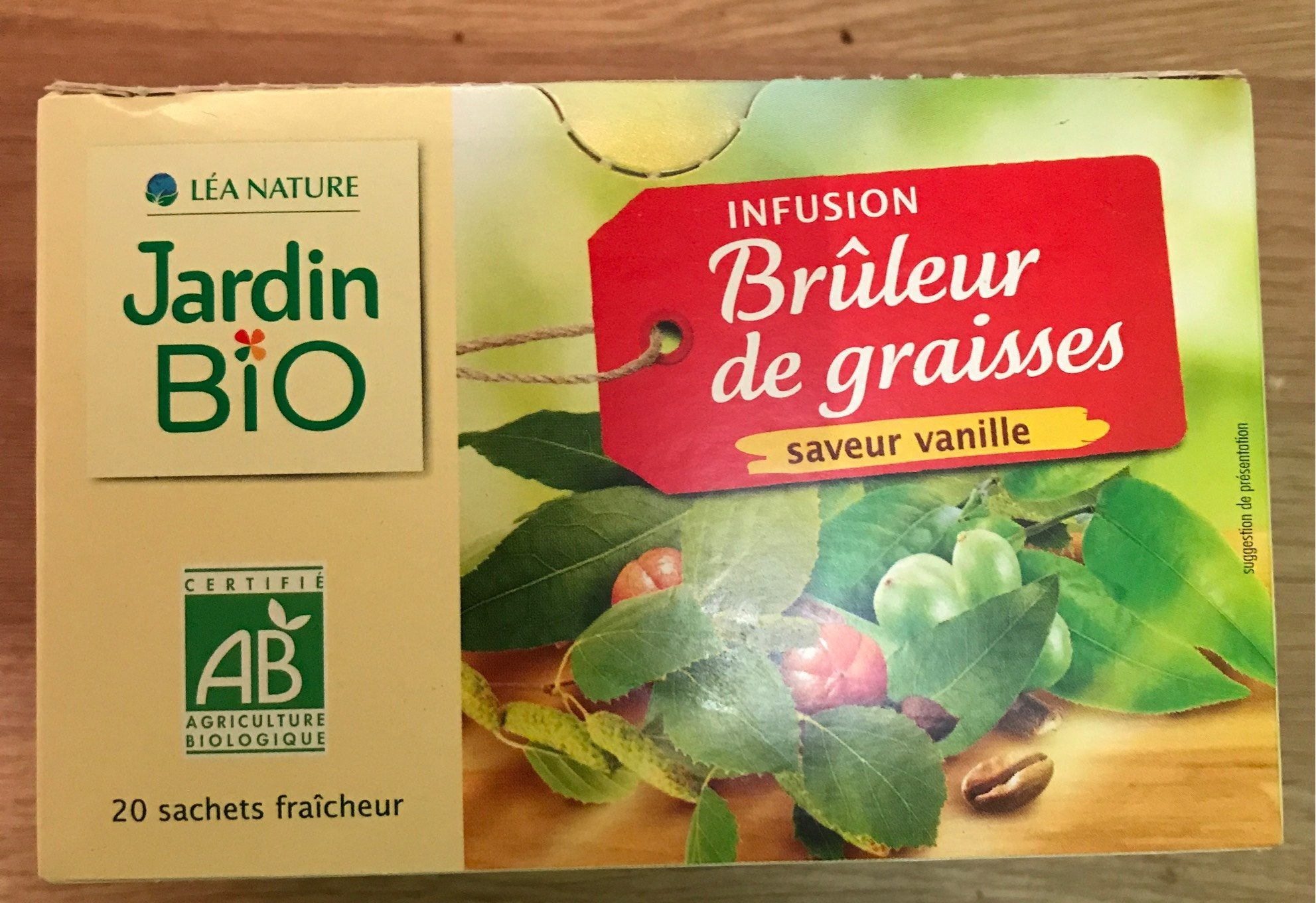 Infusion Brûleur Jardin Bio Vanille - 30 G (20 Sachets De 1,5 G) tout Jardin Bio Infusion