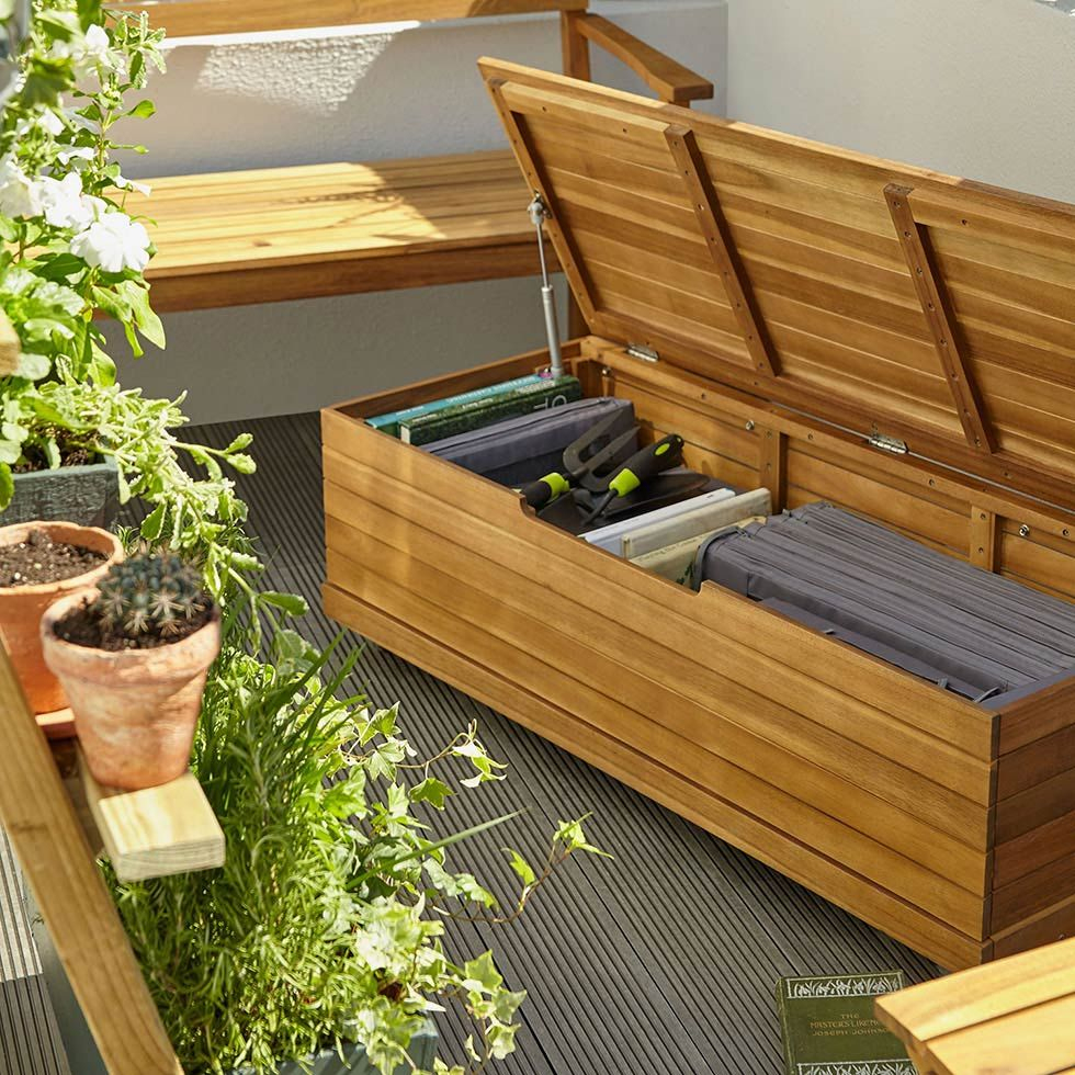 Jardin : Des Idées Pour Aménager Un Balcon - Castorama ... serapportantà Coffre Jardin Castorama