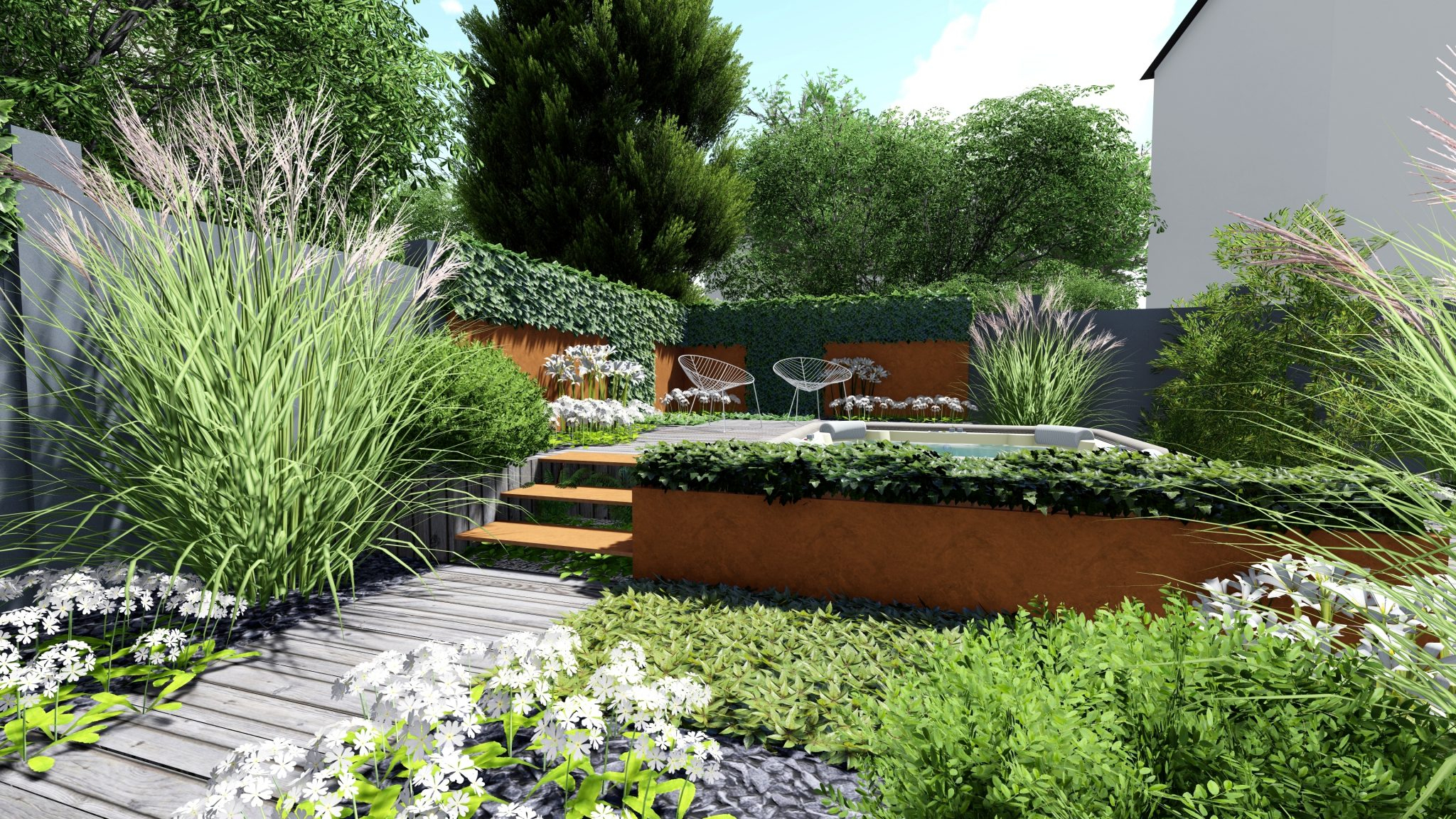 Jardins En 3D Et Plans Par Paysagiste destiné 3D Jardin &amp;amp; Paysagisme