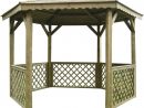 Kiosque De Jardin Treillis 1 Gloriette Solid - 305X351 Cm ... dedans Kiosque De Jardin En Bois Pas Cher