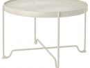 Krokholmen Table Basse, Extérieur - Beige 73 Cm destiné Table Ronde Jardin Ikea