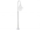 Lampadaire De Jardin E27 120 Cm Aluminium Blanc concernant Lampadaire De Jardin Pas Cher