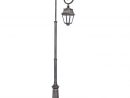 Lampadaire Extérieur E27 Max 30W Noir Or Avenue 2 Roger ... dedans Lampadaire Jardin Leroy Merlin