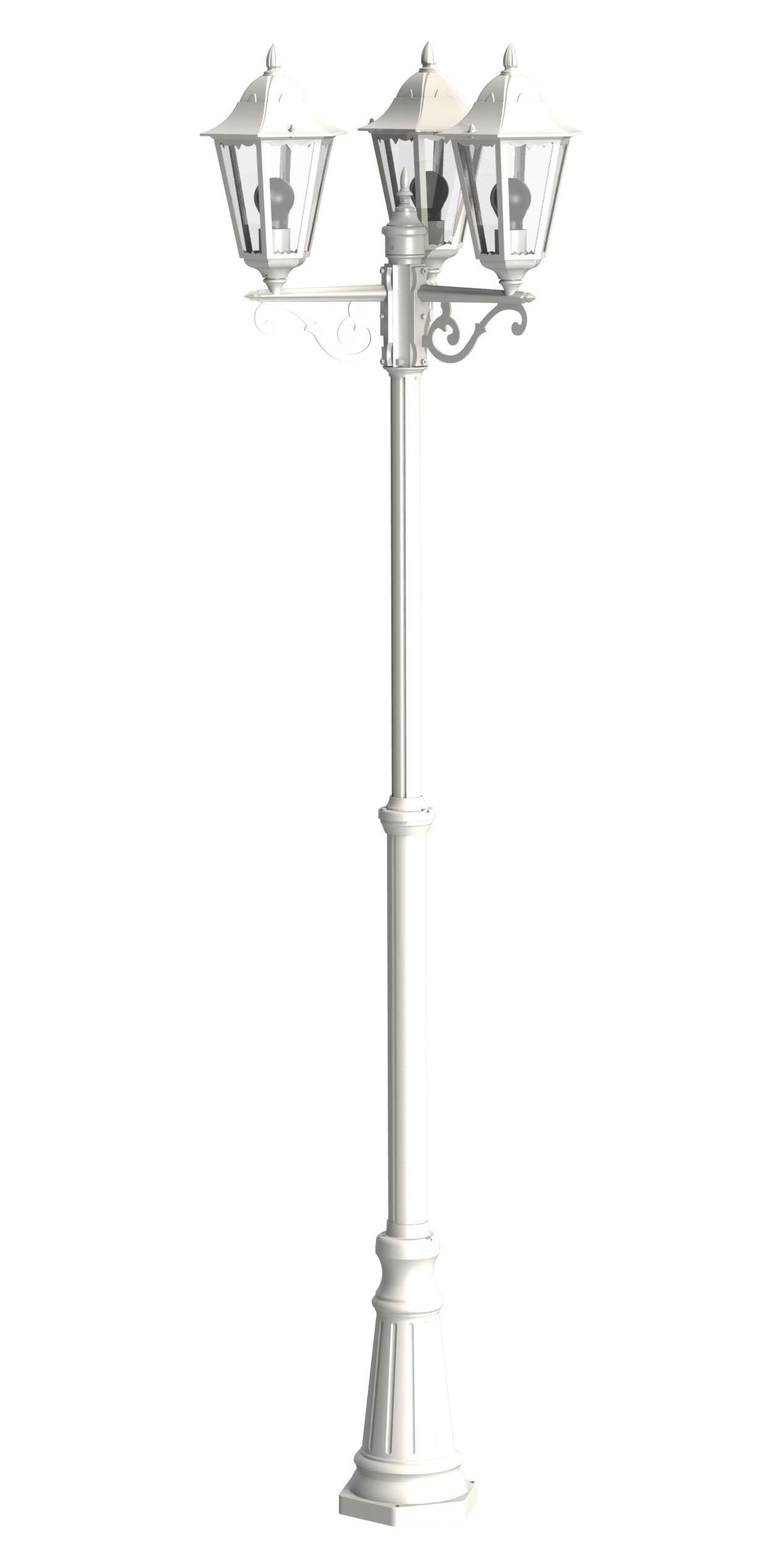 Lampadaire Extérieur E27 Max 60W Blanc Navedo Eglo concernant Lampadaire Jardin Leroy Merlin