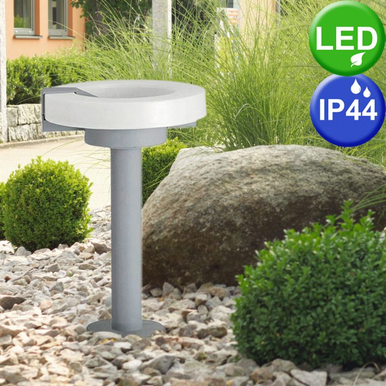Lampadaire Luminaire Sur Pied Lampe Extérieur Jardin Terrasse Acier
