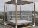 Lit De Jardin Hamac Suspendu En Cage Leva : Mobilier De ... pour Lit Exterieur Jardin