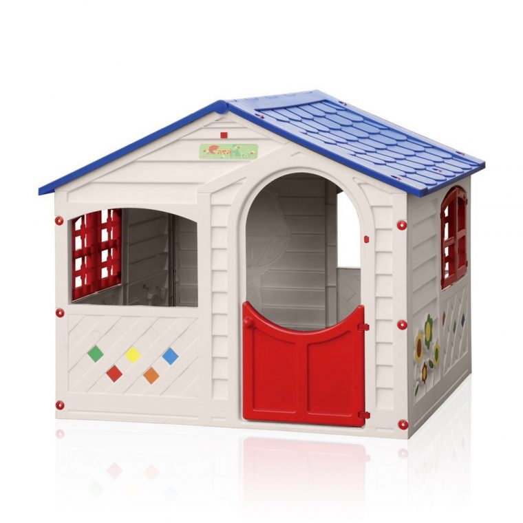 Maisonnette En Plastique Pour Enfants Jardin Extérieurs Grand Soleil Casa  Mia tout Maison De Jardin En Plastique