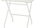 Mälarö Table, Extérieur - Pliable Blanc 80X62 Cm pour Ikea Table Pliante Jardin