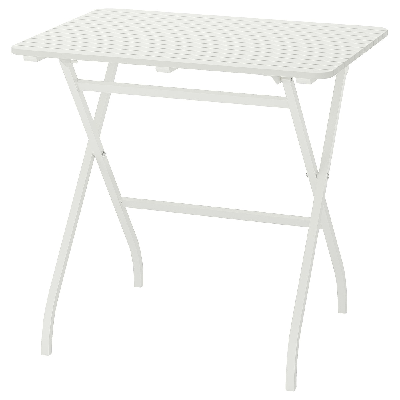 Mälarö Table, Extérieur - Pliable Blanc 80X62 Cm pour Ikea Table Pliante Jardin