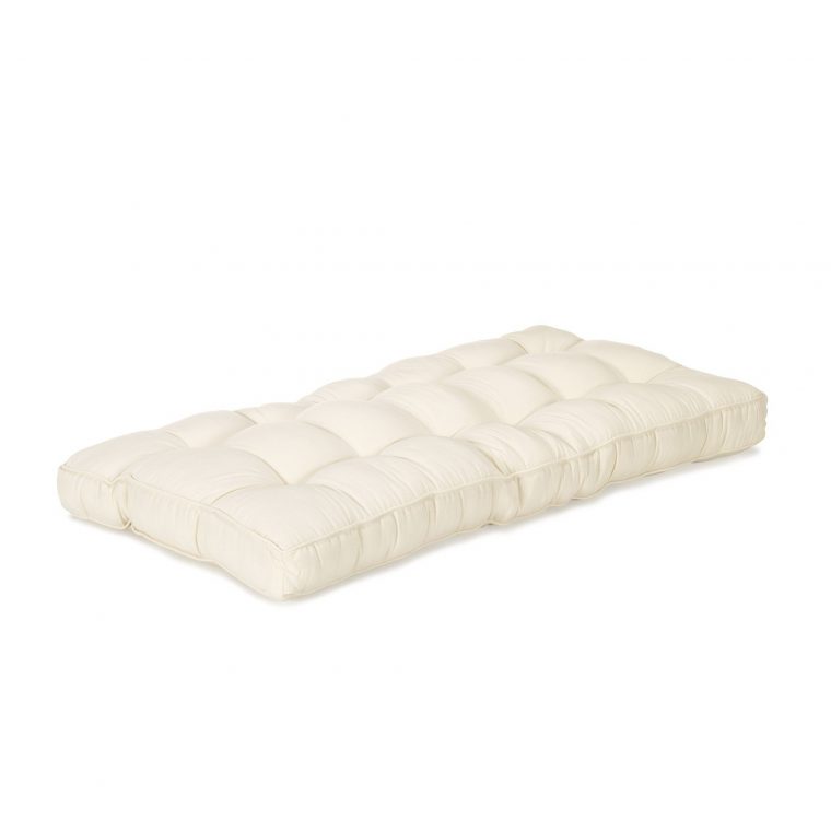 Matelas D'extérieur Pour Banquette L190Cm Ecru - Meliz ... à Matelas Salon De Jardin