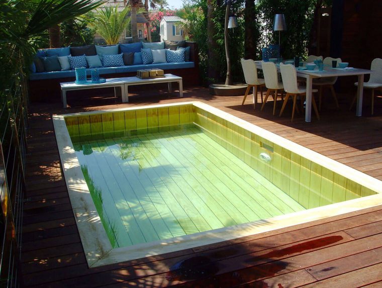 Nouvelle Tendance Déco / Maison : La Piscine Enterrée En Bois pour Piscine En Bois Enterrée