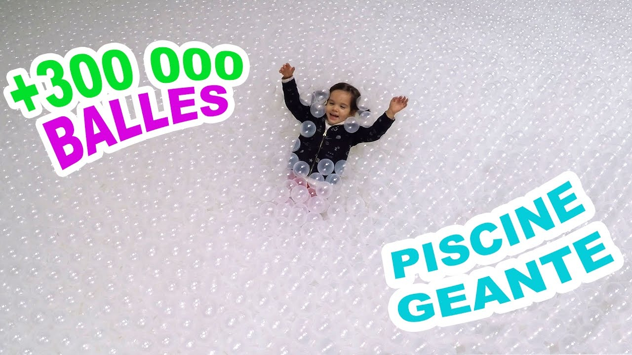 Piscine À Balles Géante - Fun &amp; Baignade Dans + 300 000 Balles 😀sortie Fun  En Famille avec Piscine A Balle Geante
