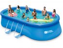 Piscine Autoportante Ovale Balo 2 - 4.57 X 3.05 X 1.07 M 93222 avec Habitat Et Jardin Piscine