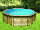 Piscine Bois Nortland Ubbink Ocea Ronde En Kit 580X130 Cm ... pour Liner Piscine Pas Cher