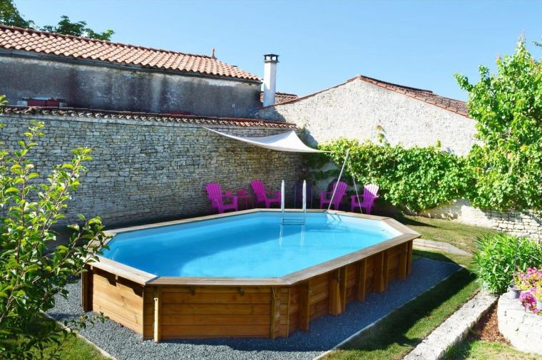 Piscine Bois Suba Sunbay Pas Cher - Piscine Auchan - Iziva ... avec Piscine Bois Auchan