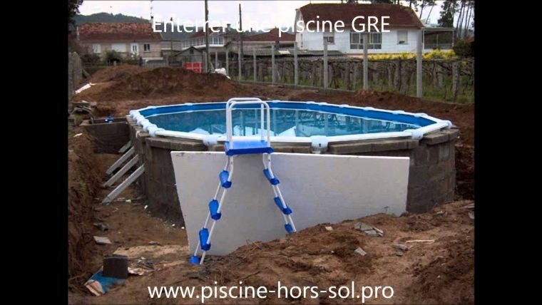 Piscine Enterrable En 2020 | Habillage Piscine Hors Sol ... serapportantà Piscine Enterrable